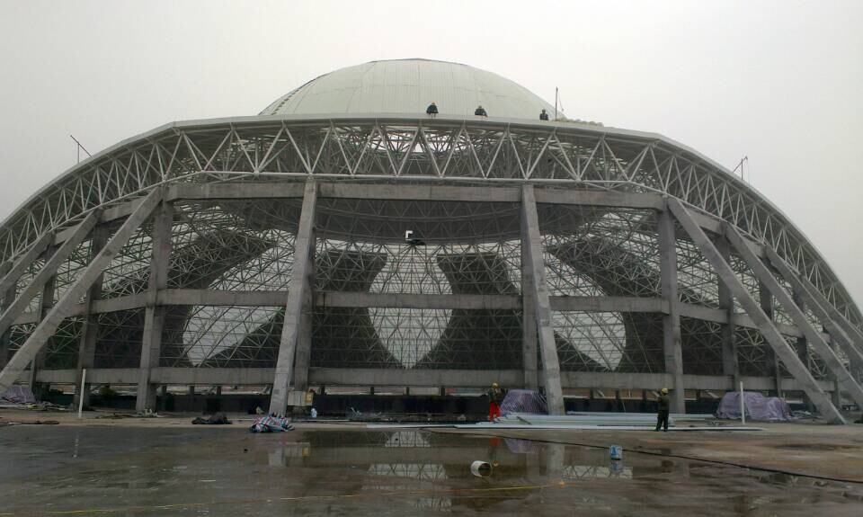 蚌埠温泉馆网架工程